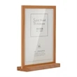 Acrylic T Shape Table Top Display Stand | https://www.bestnamebadges.com