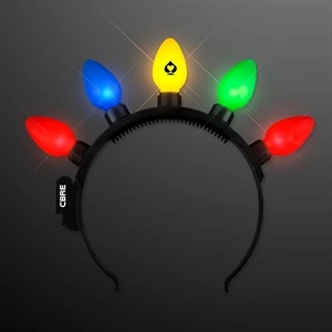 Light Up Christmas Bulbs Headband