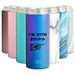 One or Full Color Can Cooler Beverage Holder- Slim | https://www.bestnamebadges.com