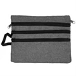 210D Heathered 4-Pocket Accessory Pouch | https://www.bestnamebadges.com