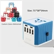 Universal Power Adapter Socket With Case | https://www.bestnamebadges.com