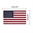 American Flag With Embroidered Stars | https://www.bestnamebadges.com