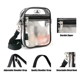Clear Crossbody Bag | https://www.bestnamebadges.com