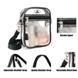 Clear Crossbody Bag | https://www.bestnamebadges.com