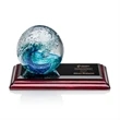 Surfside Award on Rosewood Base | https://www.bestnamebadges.com
