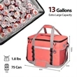 Custom Collapsible Soft Sided Cooler Bag | https://www.bestnamebadges.com