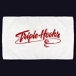 Microfiber Rally Towels, Flat Front (11 X 18) | https://www.bestnamebadges.com
