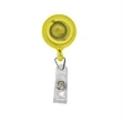 Transparent Retractable Round Badge Reel w/ Belt Clip | https://www.bestnamebadges.com