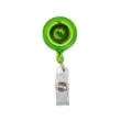 Transparent Retractable Round Badge Reel w/ Belt Clip | https://www.bestnamebadges.com