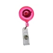 Transparent Retractable Round Badge Reel w/ Belt Clip | https://www.bestnamebadges.com