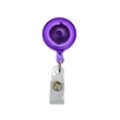 Transparent Retractable Round Badge Reel w/ Belt Clip | https://www.bestnamebadges.com