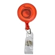 Transparent Retractable Round Badge Reel w/ Belt Clip | https://www.bestnamebadges.com