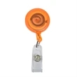 Transparent Retractable Round Badge Reel w/ Belt Clip | https://www.bestnamebadges.com