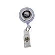 Transparent Retractable Round Badge Reel w/ Belt Clip | https://www.bestnamebadges.com