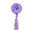 Transparent Badge Reel Holder w/ Match Color String & Strap | https://www.bestnamebadges.com