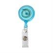 Transparent Badge Reel Holder w/ Match Color String & Strap | https://www.bestnamebadges.com