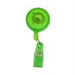 Transparent Badge Reel Holder w/ Match Color String & Strap | https://www.bestnamebadges.com
