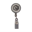 Transparent Badge Reel Holder w/ Match Color String & Strap | https://www.bestnamebadges.com