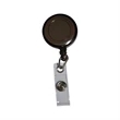 Round Badge Reel Holder Transparent w/ Paper | https://www.bestnamebadges.com