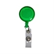 Round Badge Reel Holder Transparent w/ Paper | https://www.bestnamebadges.com
