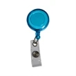 Round Badge Reel Holder Transparent w/ Paper | https://www.bestnamebadges.com