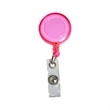 Round Badge Reel Holder Transparent w/ Paper | https://www.bestnamebadges.com