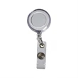 Round Badge Reel Holder Transparent w/ Paper | https://www.bestnamebadges.com