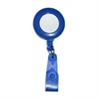 Matching Strap Color Round Badge Reel Holder w/ Belt Clip | https://www.bestnamebadges.com