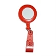 Matching Strap Color Round Badge Reel Holder w/ Belt Clip | https://www.bestnamebadges.com