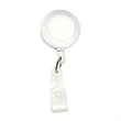 Matching Strap Color Round Badge Reel Holder w/ Belt Clip | https://www.bestnamebadges.com