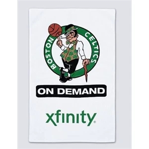 Flat Faced Microfiber Rally Towel (11" x 18") 300 GSM