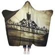 40x60 Hoodie Sherpa Crystal Velvet Sublimation Cloak Blanket | https://www.bestnamebadges.com