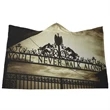 40x60 Hoodie Sherpa Crystal Velvet Sublimation Cloak Blanket | https://www.bestnamebadges.com