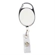 One button Recovery Oval Carabiner Badge Reel w/ Plain Back | https://www.bestnamebadges.com