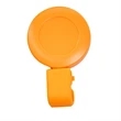 Frosted Round Badge Reel w/ Plastic Clip | https://www.bestnamebadges.com