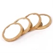 Round Bamboo Mirror | https://www.bestnamebadges.com