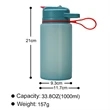 Outdoor Portable Collapsible Water Bottle | https://www.bestnamebadges.com