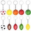 American Football Keychain/ Stress Reliever | https://www.bestnamebadges.com