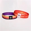 1/2 Sublimated Elastic Event Wristband Customizable Woven | https://www.bestnamebadges.com