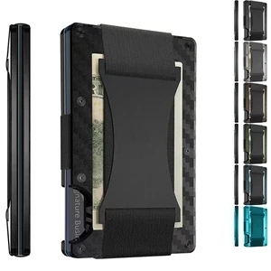 Aluminum Metal Small Mens Wallets With Cash