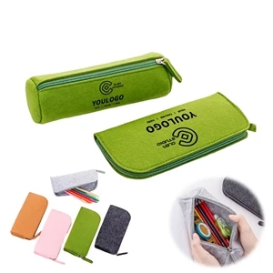 Felt Plush Cloth Stationery Bag Pencil Box Case Pouch