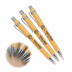 Ultra-Eco-Friendly Bamboo Click Ballpoint Pen