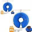 Inflatable Pet Recovery protective Neck Sleeve | https://www.bestnamebadges.com