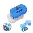 2 Grid Mini Transparent Plastic Pill Box Case | https://www.bestnamebadges.com