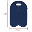 Insulated Wine Carrier Tote Bag | https://www.bestnamebadges.com