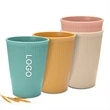 4Pcs Wheat Straw Cups | https://www.bestnamebadges.com