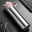 Insulated Vacuum Bottle With Cup | https://www.bestnamebadges.com