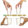 9Oz Disposable Coffee Paper Cups | https://www.bestnamebadges.com