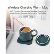 Coffee Mug Warmer With Wireless Charger For Desk | https://www.bestnamebadges.com