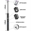 Electric Rechargeable Arc Lighter With Led Battery Display | https://www.bestnamebadges.com